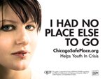 Chicago Safe Place - CTA platform - Digital Screen