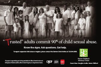 "Trusted" adults commit 90% of child sexual abuse.